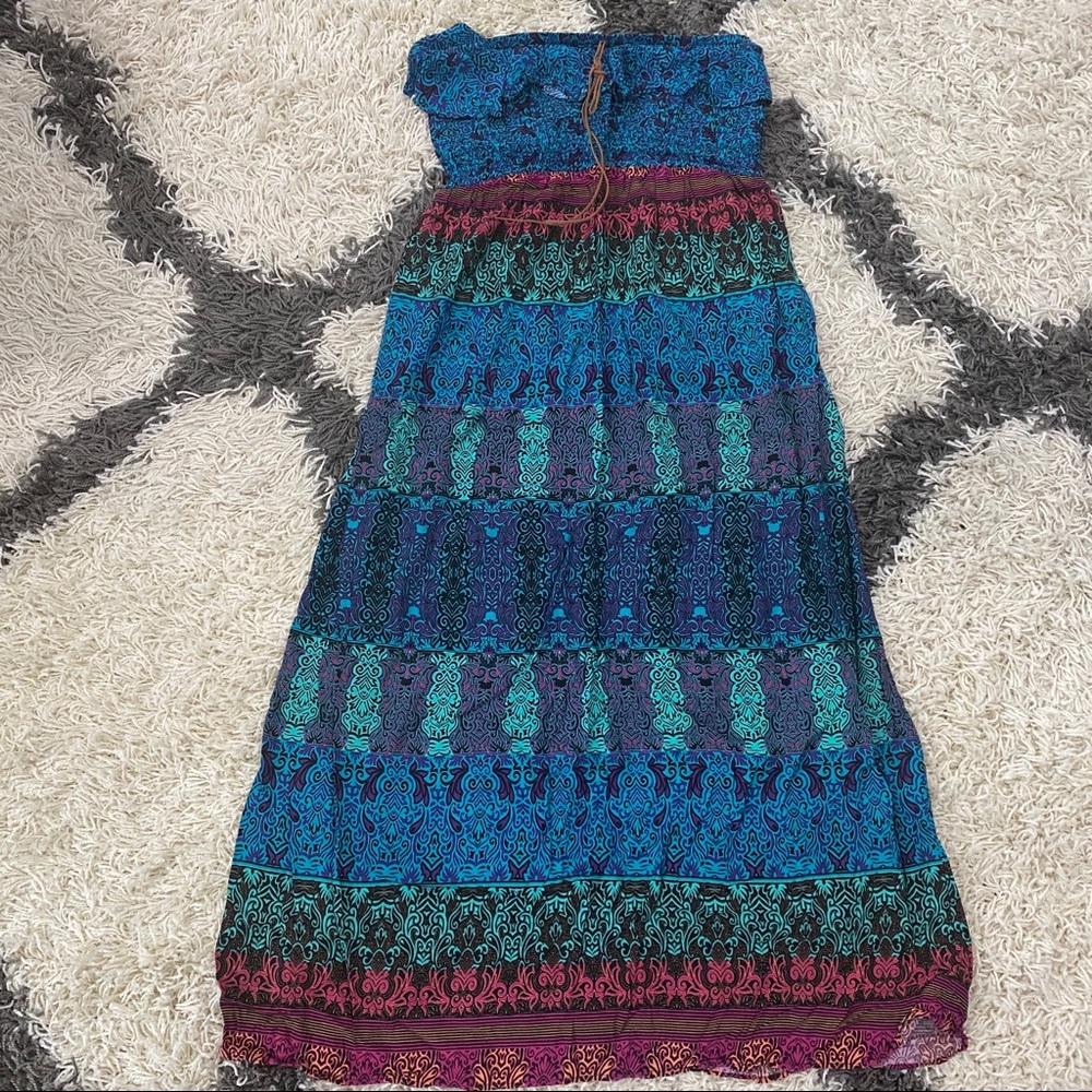 Strapless Maxi Dress